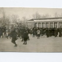 Ice Skaters in Bestor Plaza