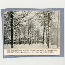 Administration Building in the Snow
