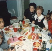 Joan Reed and her Host Family