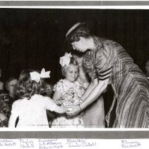 Eleanor Roosevelt with Young CWC Members