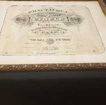 CLSC Certificate of Completion, 1909