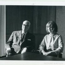 Karl Menninger and Young Woman