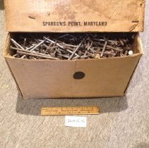 side of box showing Sparrows Point