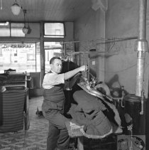 Mr. Dolbin laundering a coat