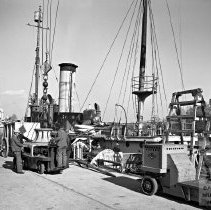 Dockworkers at USCG Depot
