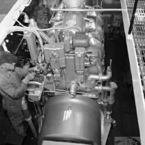 Engine Room on G&E #2 Tug