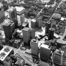 aerial view of Baltimore City