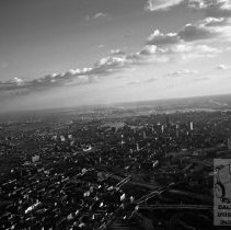 Aerial view of Baltimore City
