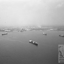 Ships in the Baltimore Harbor
