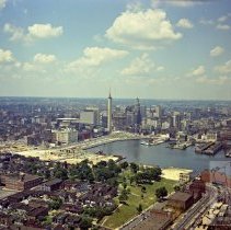 Looking north over Baltimore