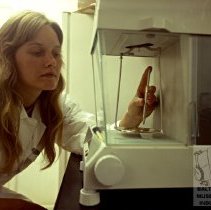 Woman at Esteiarnine Labs