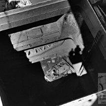 Bulldozer in the ships hold