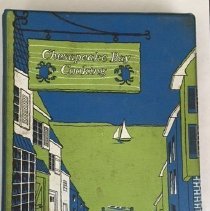 Chesapeake Bay Cooking, revised edition, Home Economics, Baltimore Gas and Electric, Baltimore, Maryland, 1973.  Looseleaf 3-ring, blue vinyl cover, binder.