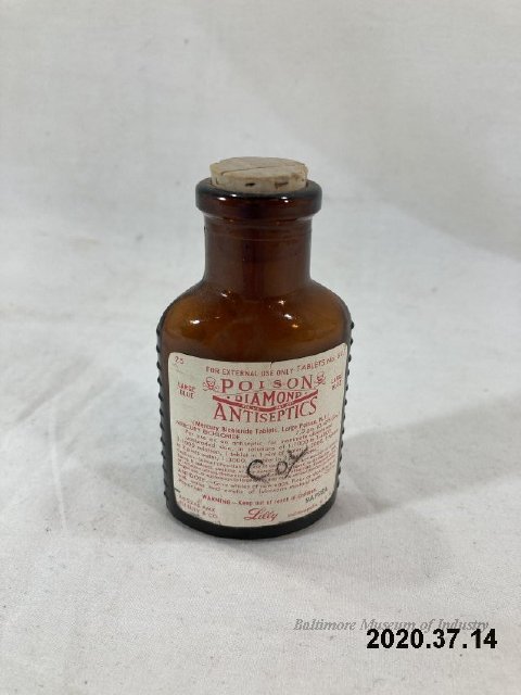 Poison Diamond Antiseptics Glass Bottle - Bottle | Baltimore