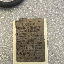 Chas Forschner & Sons Hanging Scale