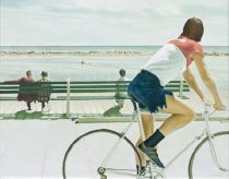 Cyclist: Kew Beach