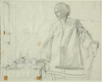 Preliminary Drawing for Homage #14