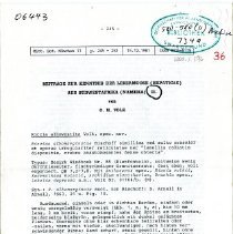 Beiträge zur Kenntnis der Lebermoose Hepaticae Teil 2