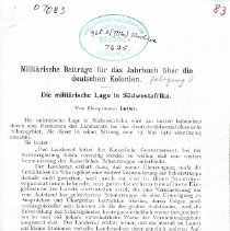 Militärische Beiträge