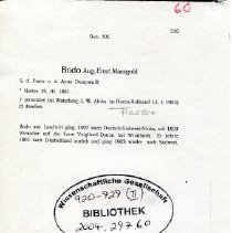 Bodo August Ernst Manegold Dempwolff