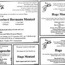 Hage Herbert Hermann Mentzel