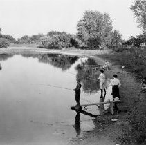 Fishing at Cowles Lake