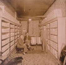 Interior of Shoe Store