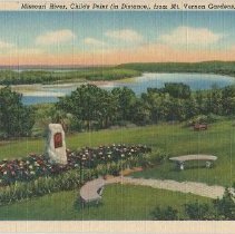 Missouri River, Childs Point from Mt. Vernon Gardens