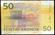 Sweden 50 Krona back