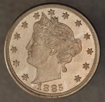 1885 Liberty Head 5 Cents
