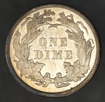 1884 Liberty Seated Dime R