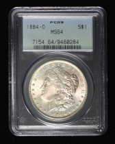 1884 Morgan Dollar O