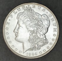1884 Morgan Dollar O.