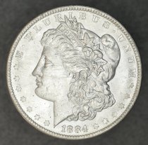 1884 O Morgan Dollar O.