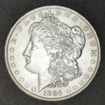 1884 O Morgan Dollar O.