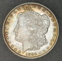 1884 O Morgan Dollar O.