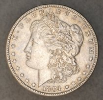 1884 Morgan Dollar