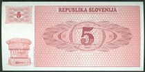 (19)90 5 Tolarjev Slovenia