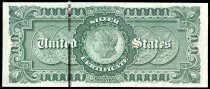 $5 Silver Certificate, Series 1886, B12422619, FR-261, US
