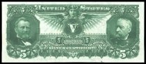 $5 Silver Certificate, series 1896, 28218540, FR-270, Educational series, U