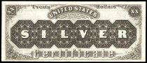 $20 Silver Certificate, series 1880, A30718, FR-312, US
