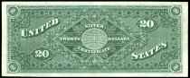 $20 Silver Certificate, series 1886, B1569578, FR-316, US