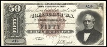 $50 Silver Certificate, series 1880, A1 FR-328, US