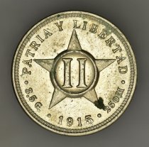 1915, 2 Centavo, First Republic