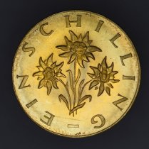 1964, 1 Schilling, Republic, KM-2886(2015), Austria