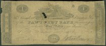 $1 Bank of Pawtuxet, RI f