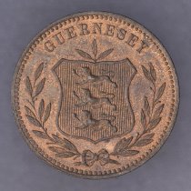 1885  8 Double, British Dependency, KM-7(2015), Guernsey.