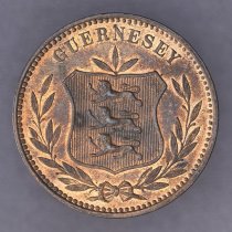 1885  8 Double, British Dependency, KM-7(2015), Guernsey.