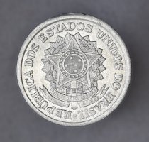 1960, 2 Cruzeiros, Republic, KM-571 (2015), Brazil