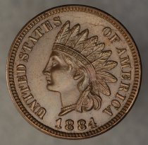 1884 Indian Head Small Cent, Breen 2006, US